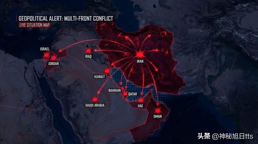 以色列和美国袭击了南帕尔斯气田——地球上最大的天然气田。南帕尔斯气田由伊朗和卡塔