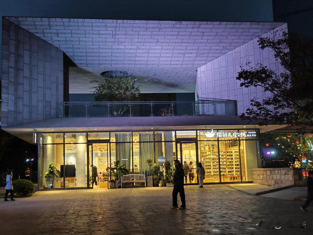 这家猫空是在徐州回龙窝历史街区，从户部山地铁站出地铁口，就看到了猫的天空之城概念