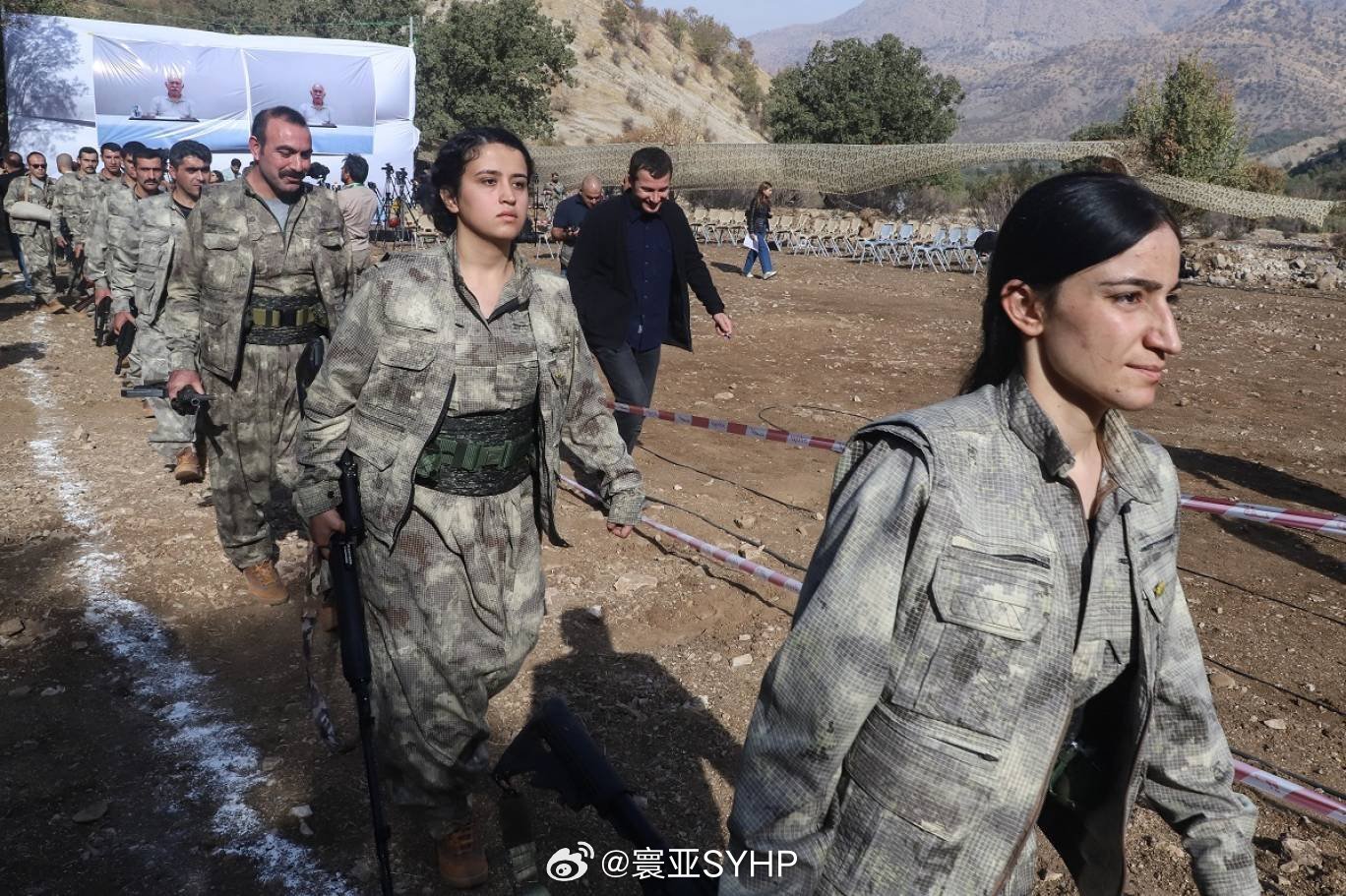 库尔德附属的菲拉特通讯社发表声明中：截至11月16日晚，我们的部队已从存在冲突风