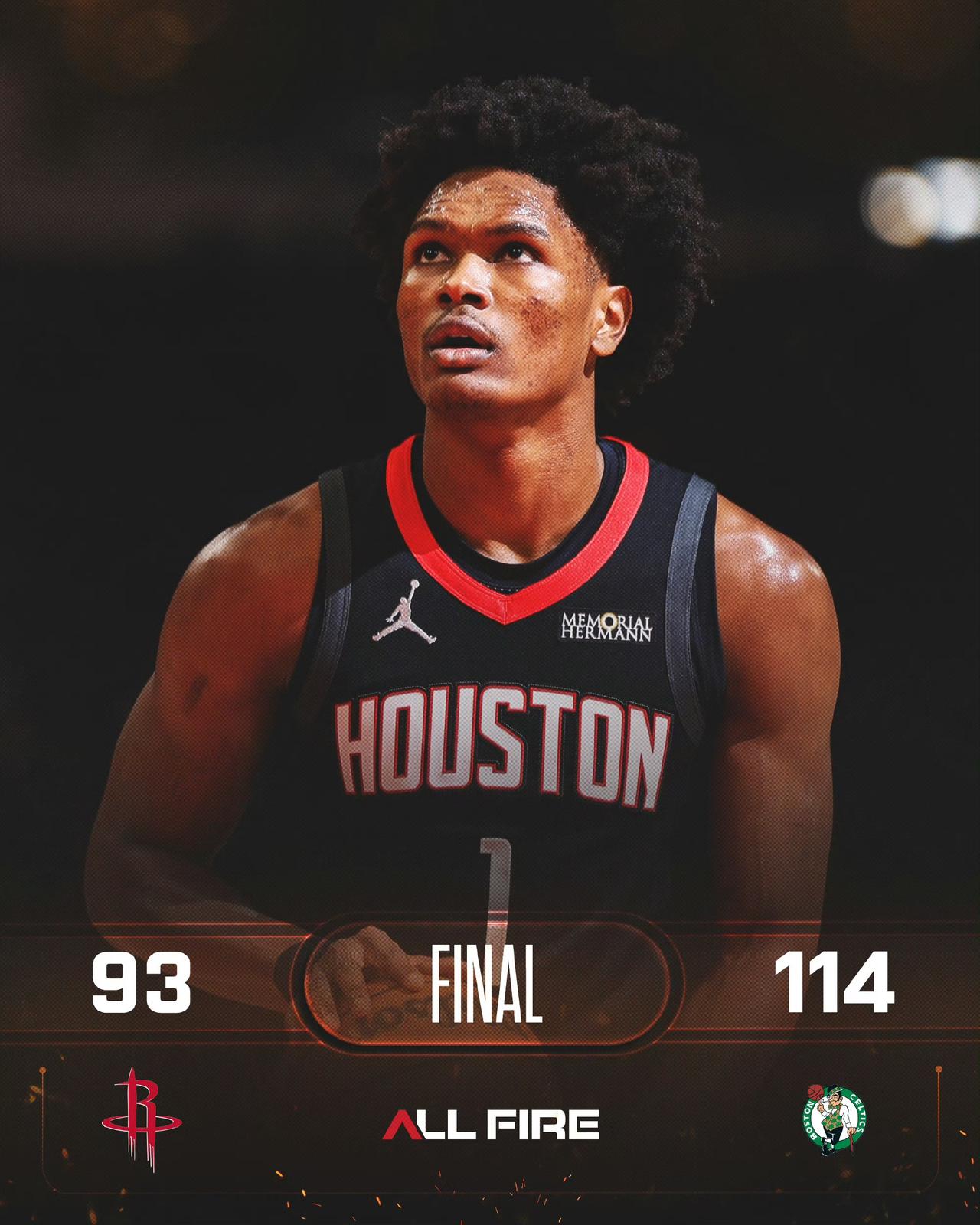 火箭93:114绿凯。
哎吆真是不堪入目的一场比赛，申宝驱逐乌杜卡本赛季首次也被