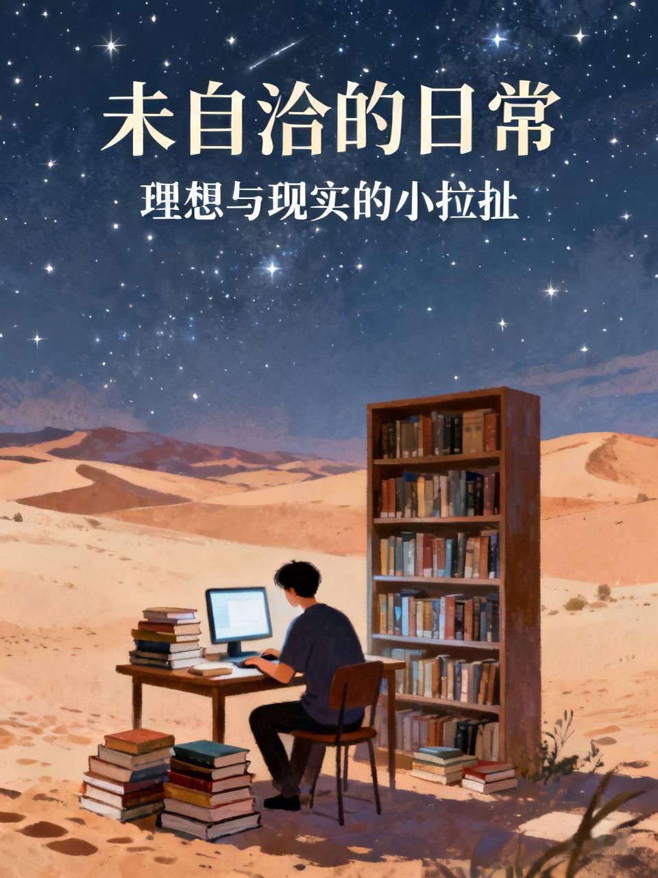 心里揣着点像沾了糖霜似的不切实际的小理想，上次攒了三个月钱想去看西北的戈壁星空，