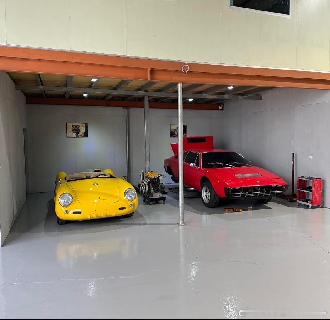 #台湾老车#🇩🇪Porsche 550 & 🇮🇹Ferrari 308 
