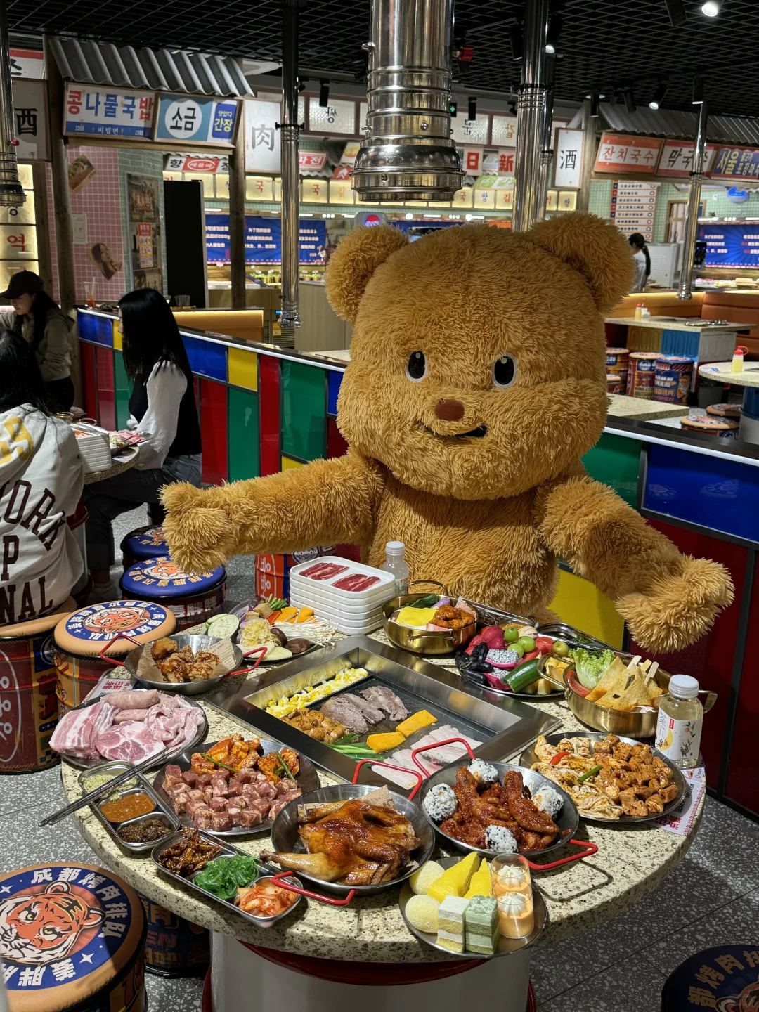 重庆首家黄油小熊烤肉！！69.9r无限吃！！！