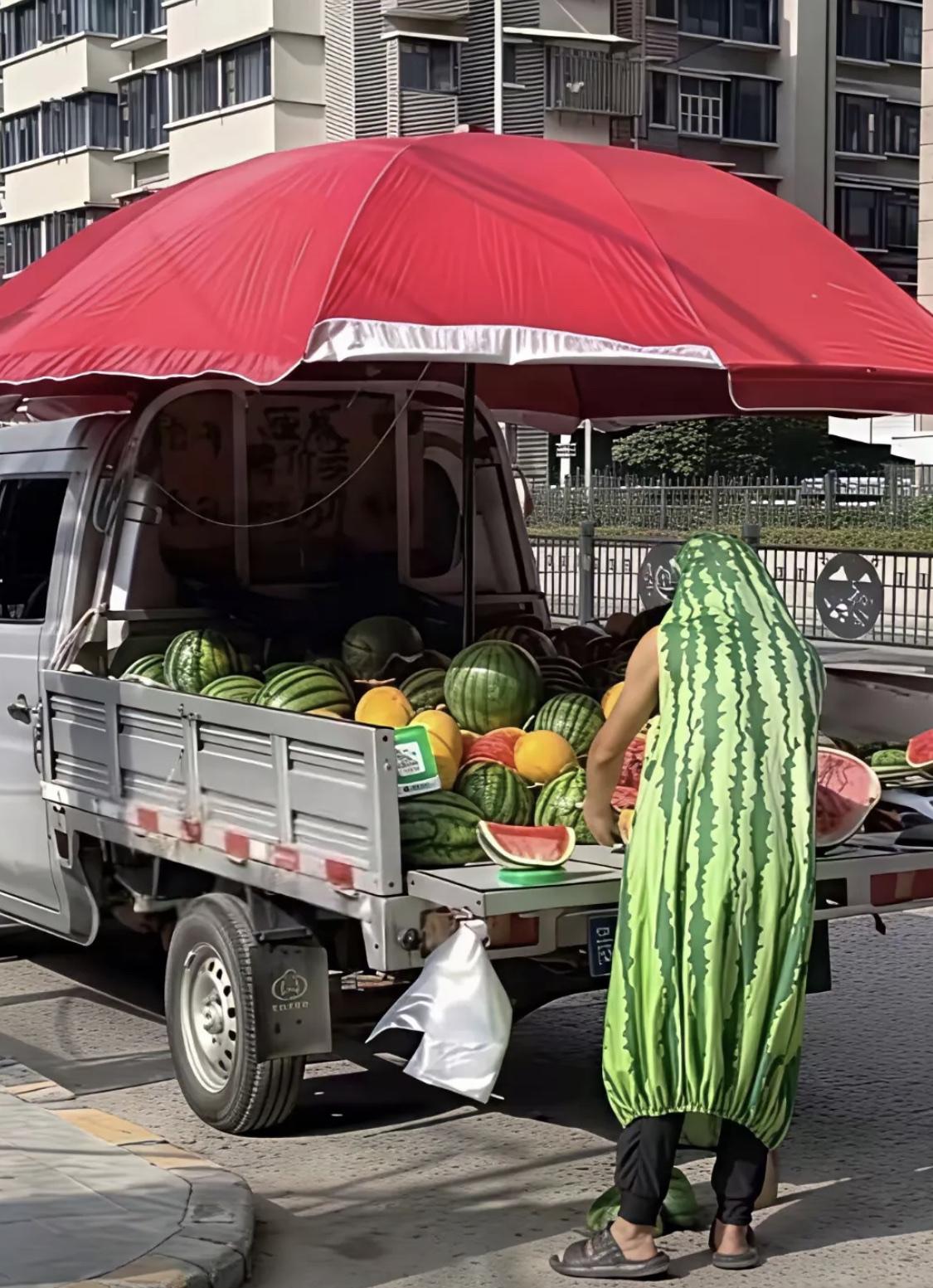 你会在他这里买西瓜吗？