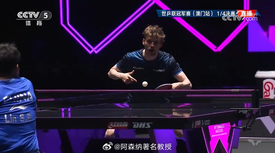 林诗栋vs林德 决胜局林德8比6 ​​​