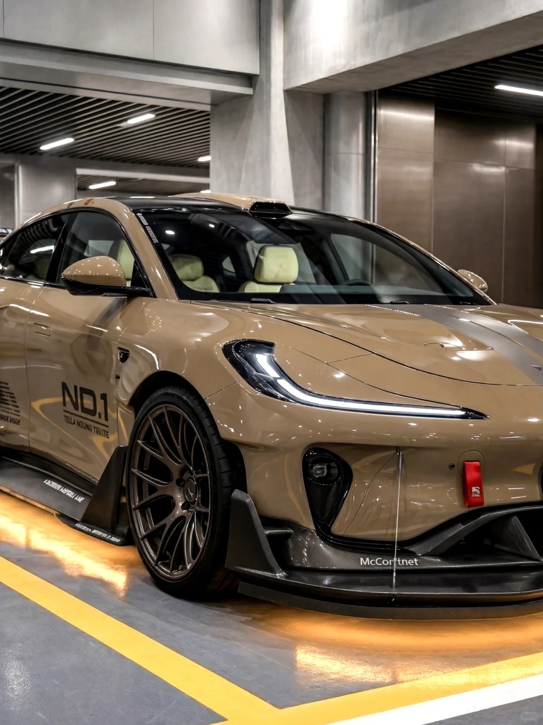 智己L6改成咖啡色，看起来很香很诱人诶车的新衣