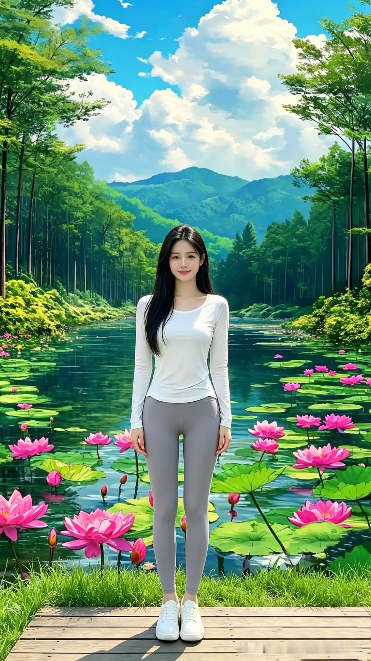 蝶恋花·盛夏
盛夏骄阳如火燎。翠影蝉鸣，躁意心头绕。巷尾槐荫人语悄，竹摇风动清凉