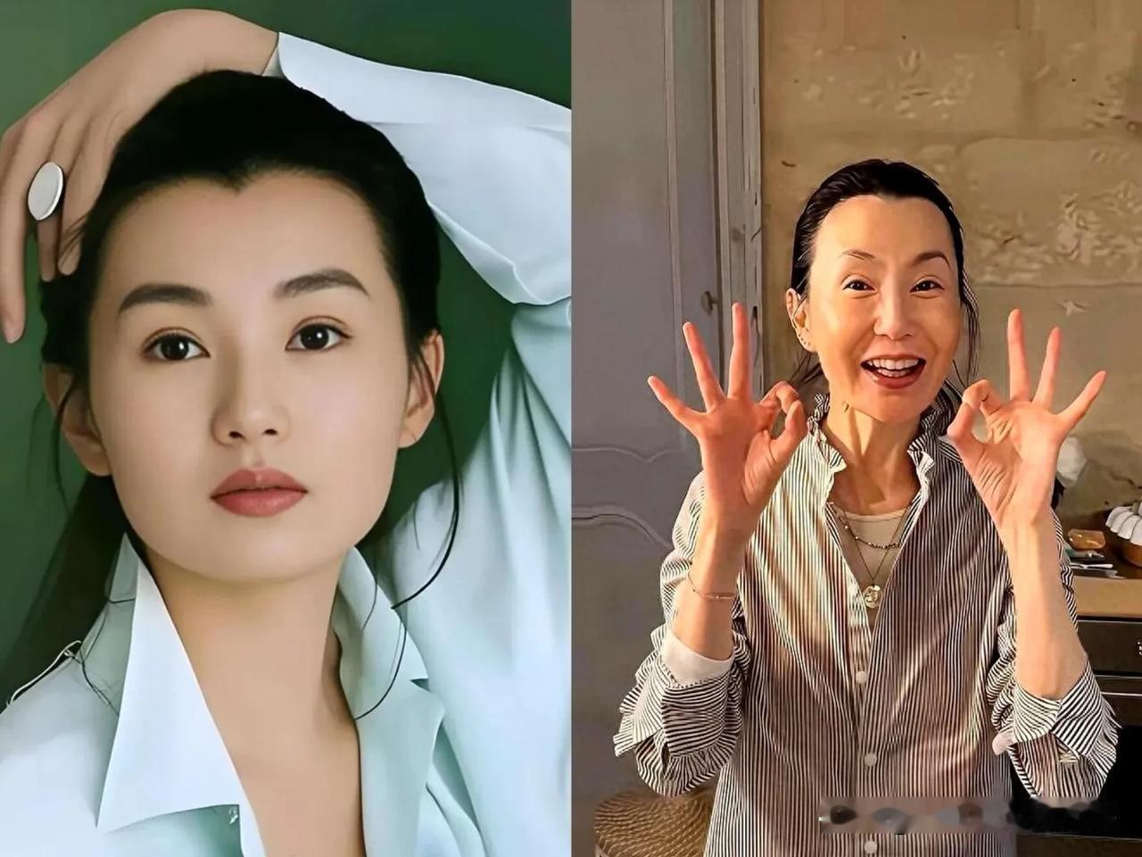 再风光的女神，照样躲不开岁月这把杀猪刀！吃喝保养全是顶配，家底资源丰渥，容貌状态