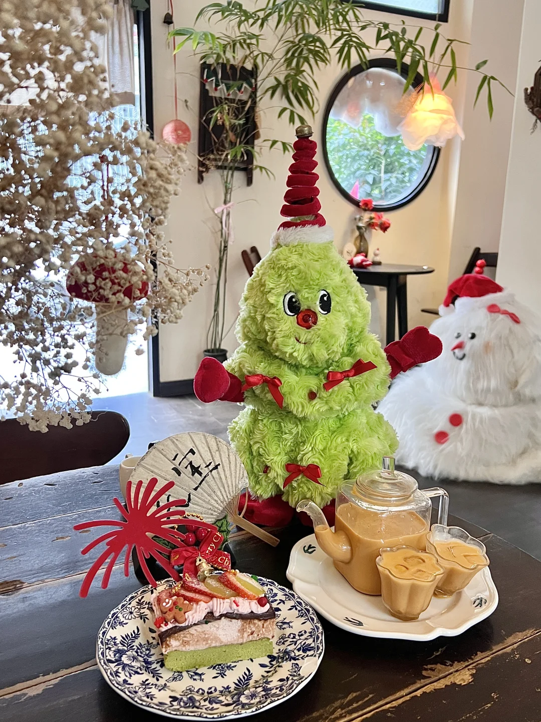 在汕头！！好喜欢社区里的下午茶☕️