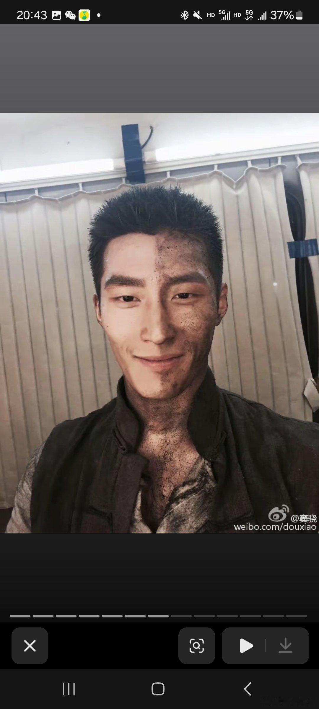 一口大白牙闪闪发光，当初看山楂树就被大白牙迷了眼 