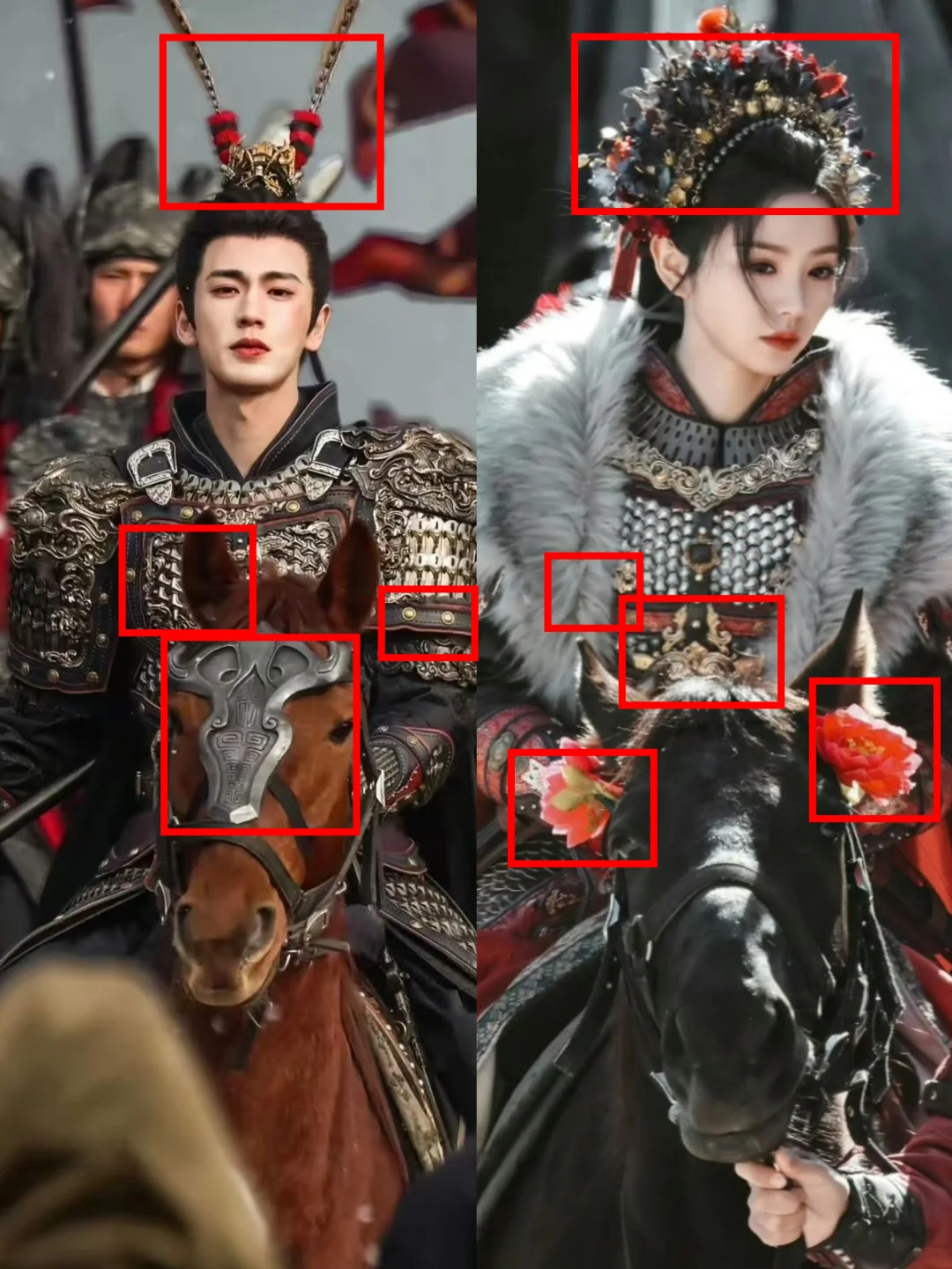 有细节、有寓意，情侣戎装好好磕！