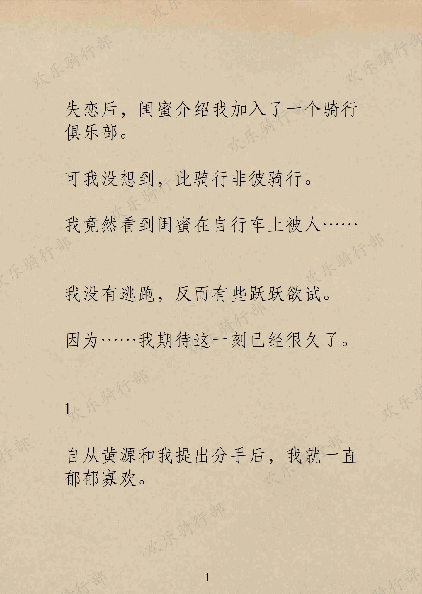 欢乐骑行部