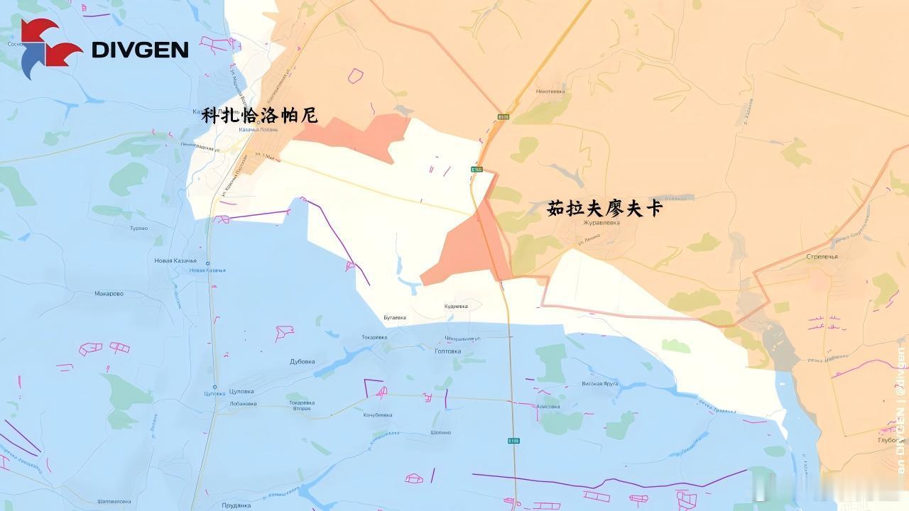 哈尔科夫这边，反正没人管就往里窜来源：DIVGEN 🚩 Карта СВО普京