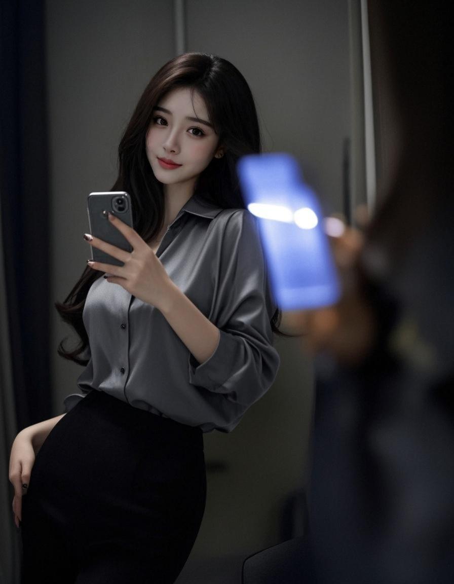 镜中佳人 原来ai写真可以这么美 人生总得有一套ai写真吧 谁拍谁好看...