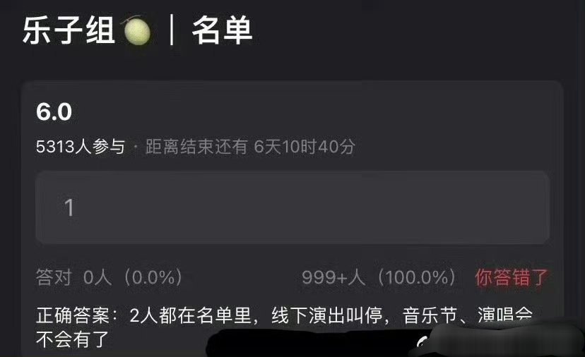 确实没看到其中一位开音乐节了，之前参加的非常频繁 