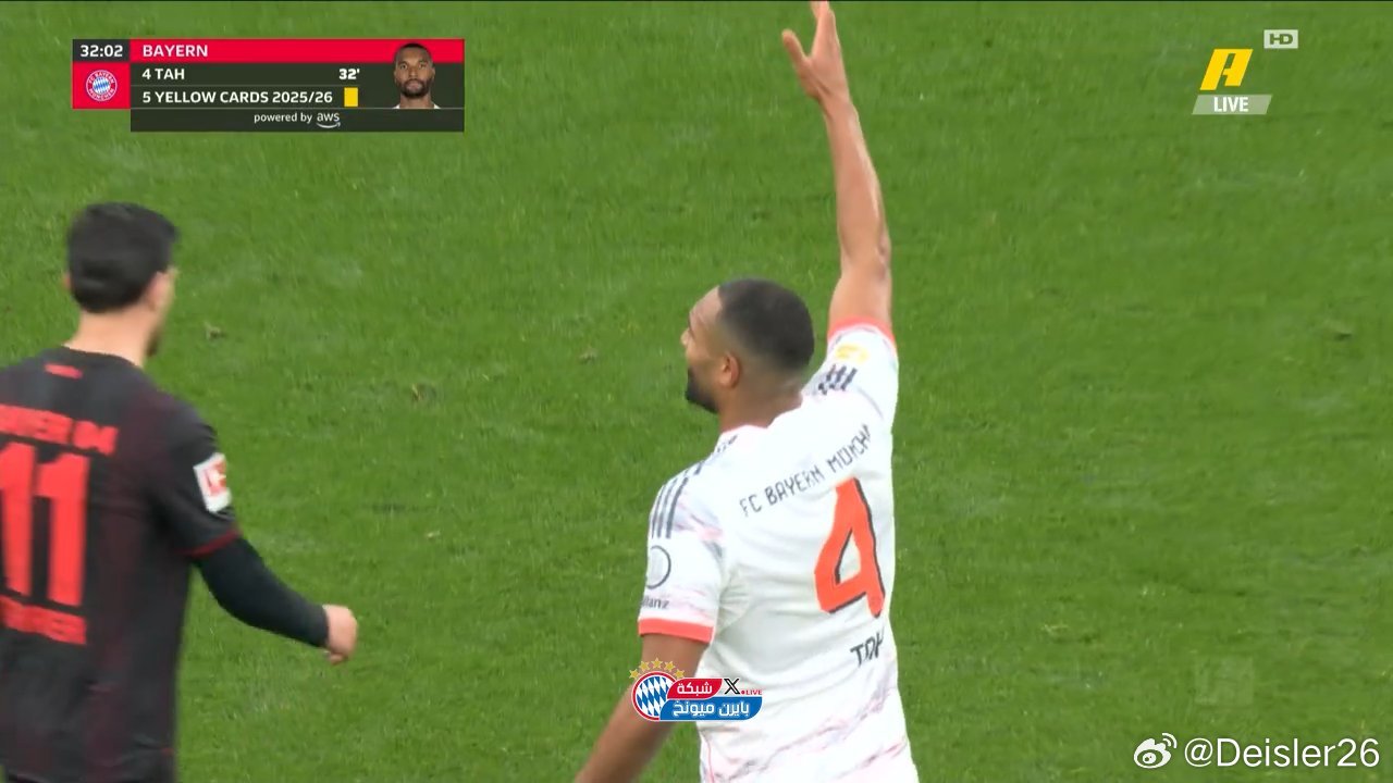 🚨塔領到第五張黃牌，因此將缺席下一場對柏林聯合的比賽❗🟨 