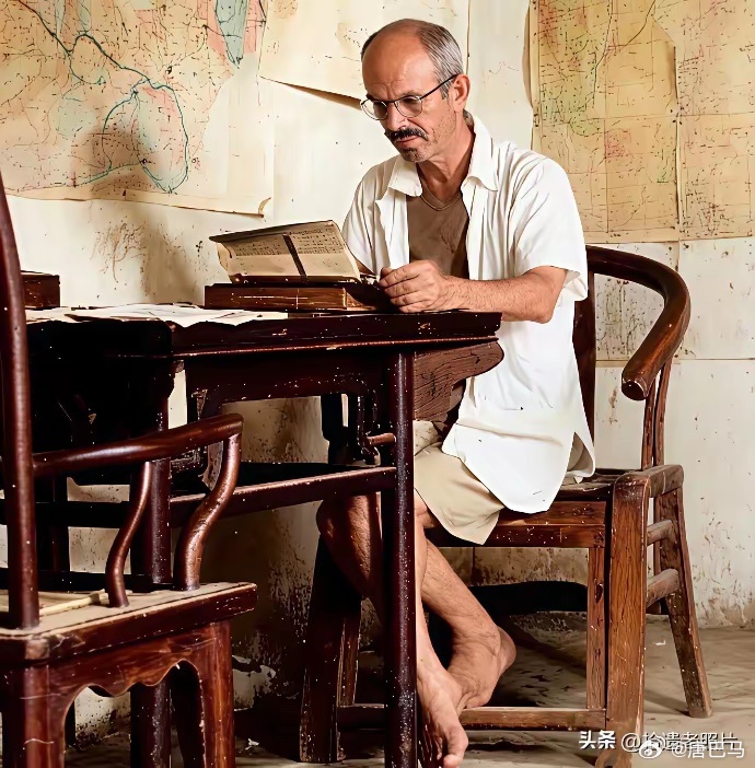 拾遗老照片：1938年延安实拍：赤脚的白求恩，演不出来的“真伟大” 