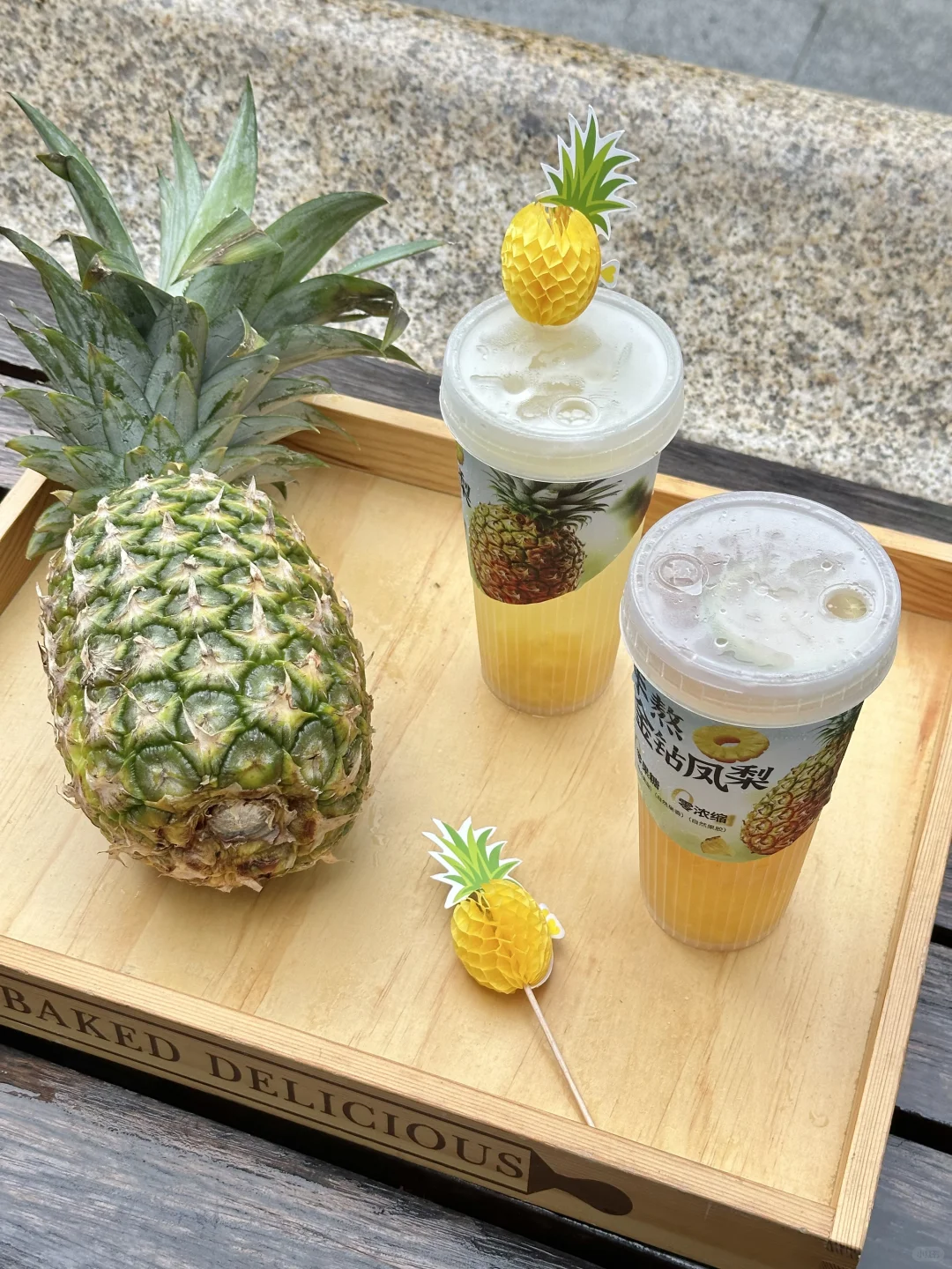 我的老天爷！！福田的凤梨茶🍍终于也有了！