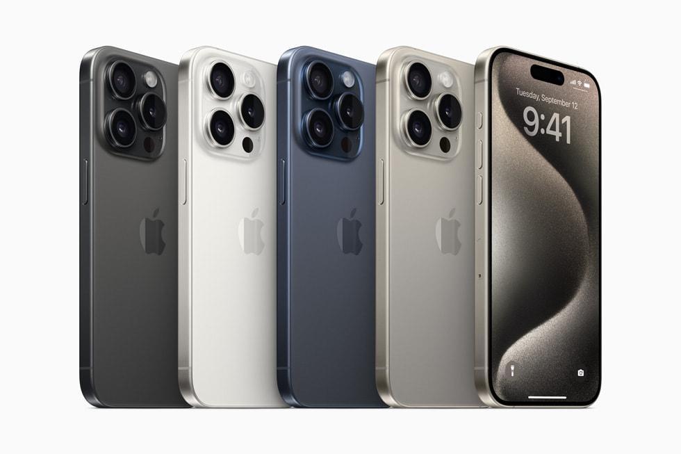 iPhone 15 Pro & iPhone 15 Pro Max 官方颜色命名