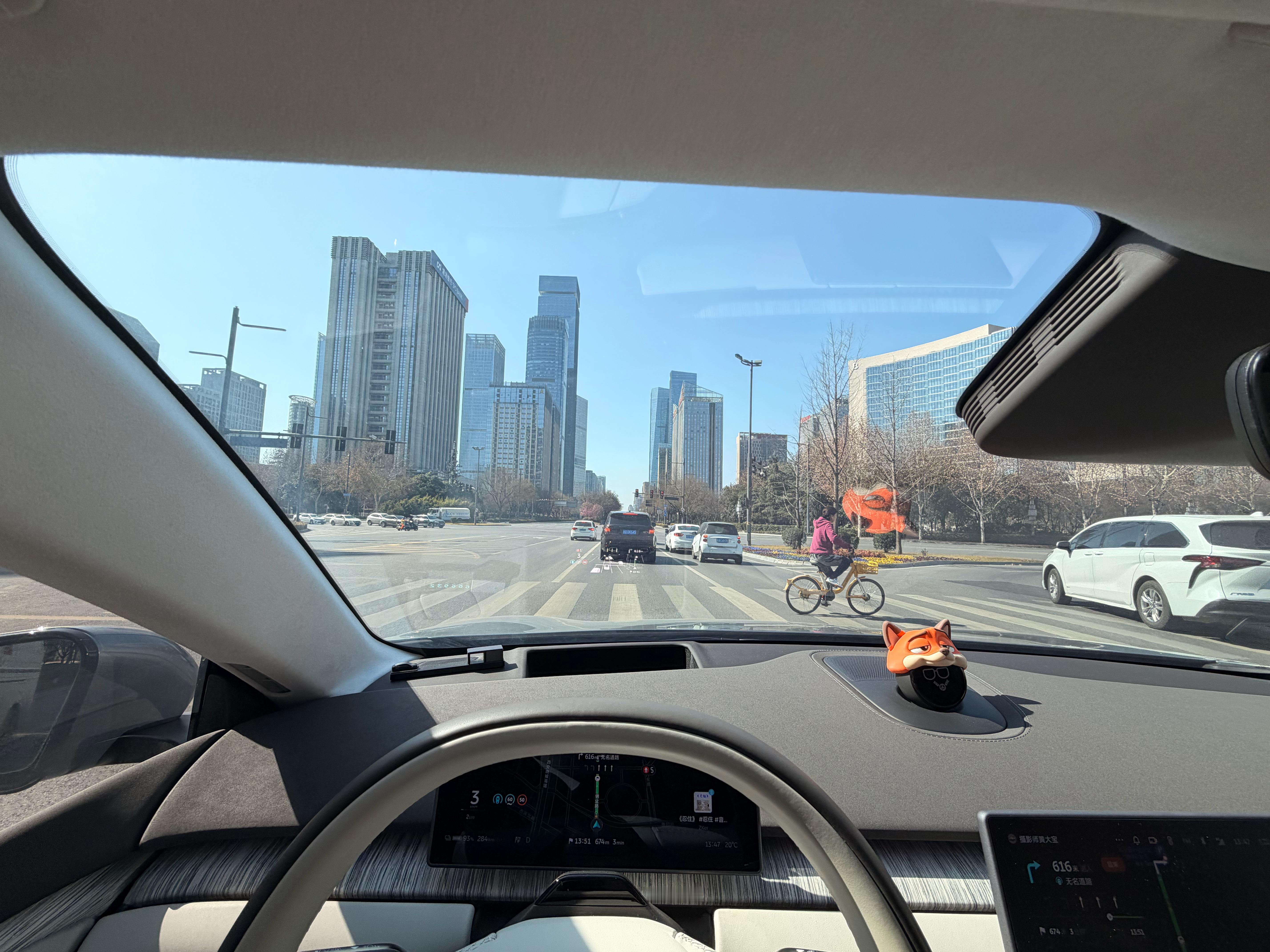 文明礼让的辅助驾驶蔚来ET7 西安