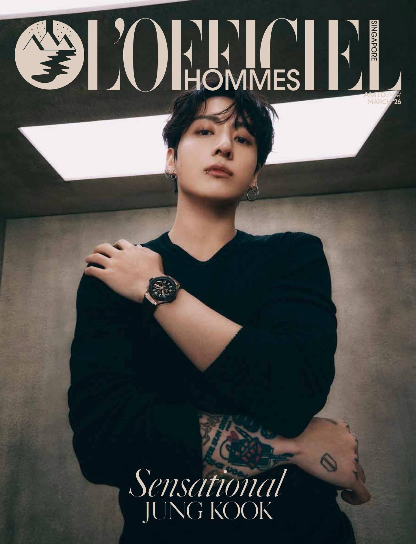 田柾国Jung Kook登上新加坡版《L‘officiel Hommes》202