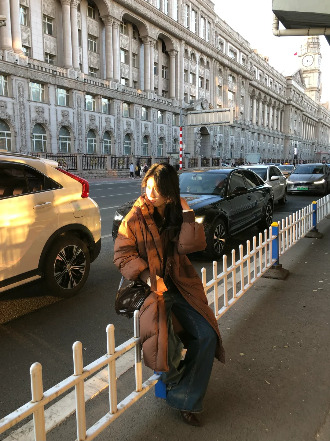 尔滨街头的松弛感