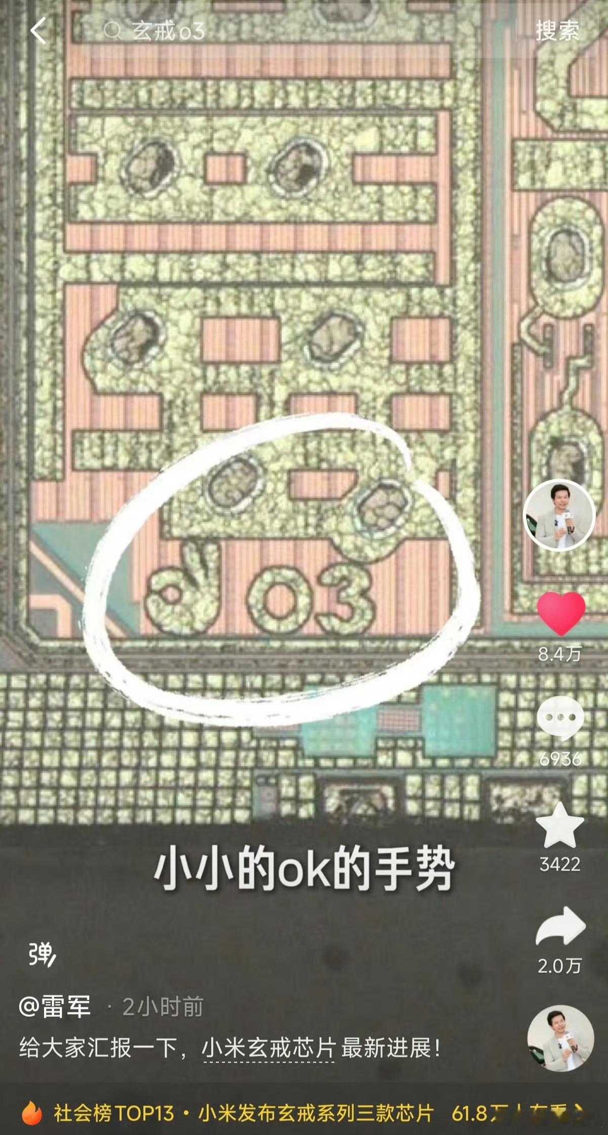 真正自研的芯片是不怕被打磨，不怕被质疑的，比如小米玄戒O3的这个彩蛋，雷军也只是