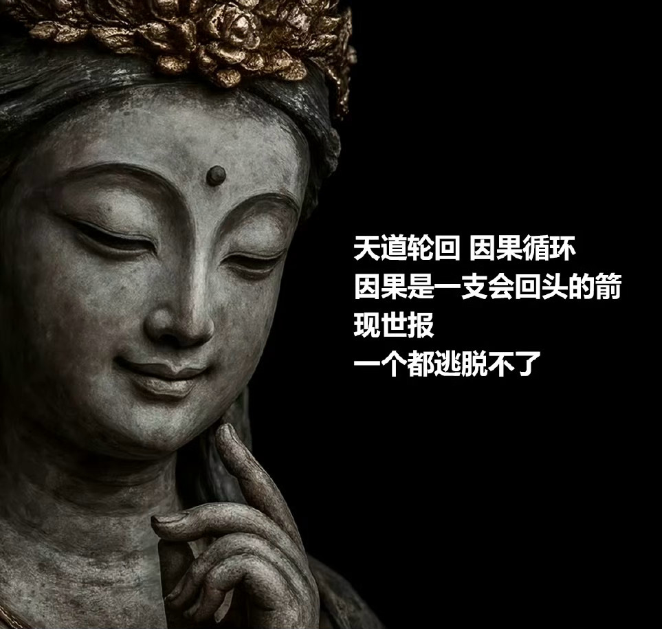 因果是一支会回头的箭，现世报一个都逃脱不了。