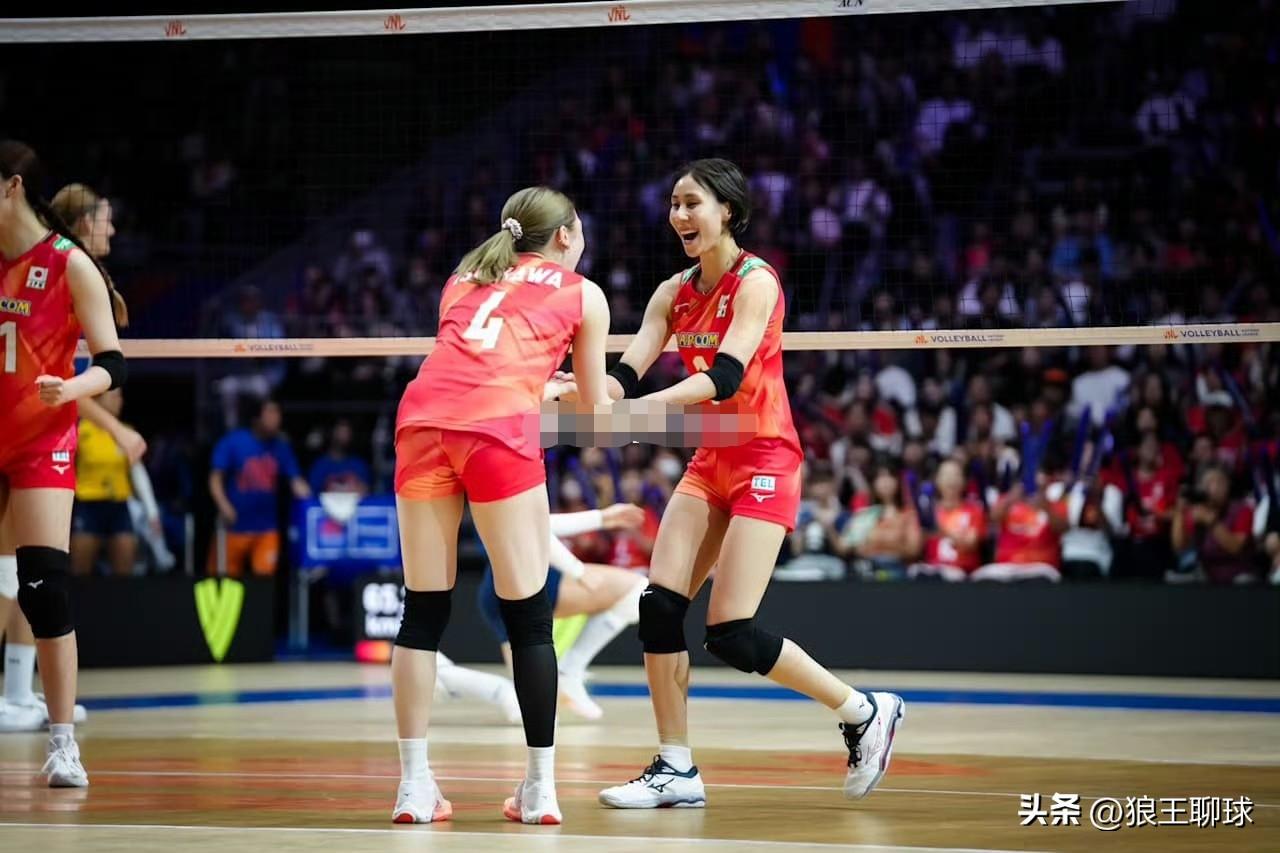 2026年世界女排联赛日本大阪站
日本女排vs巴西女排，大比分1-2，三局比分分