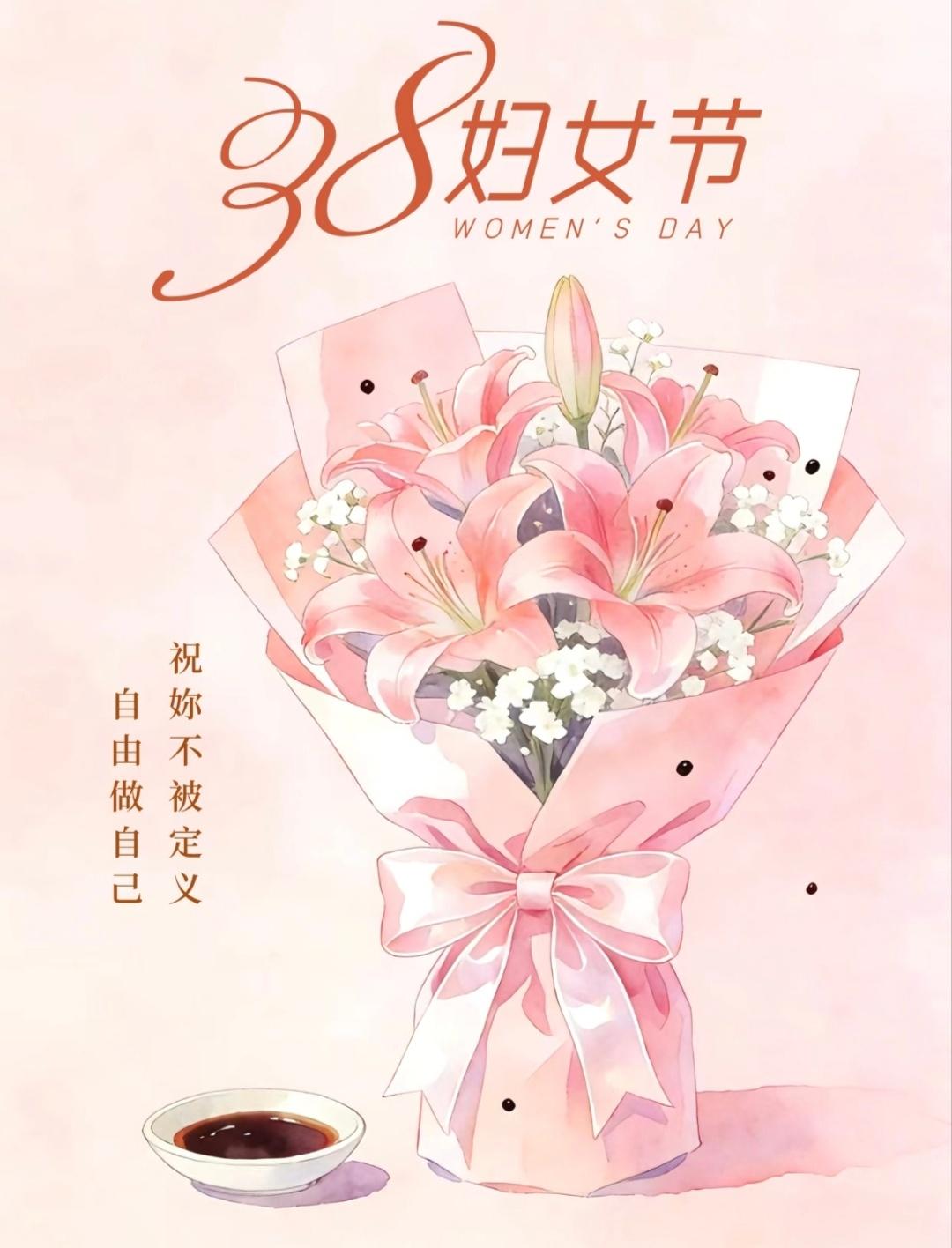 大家祝妇女节快乐 …