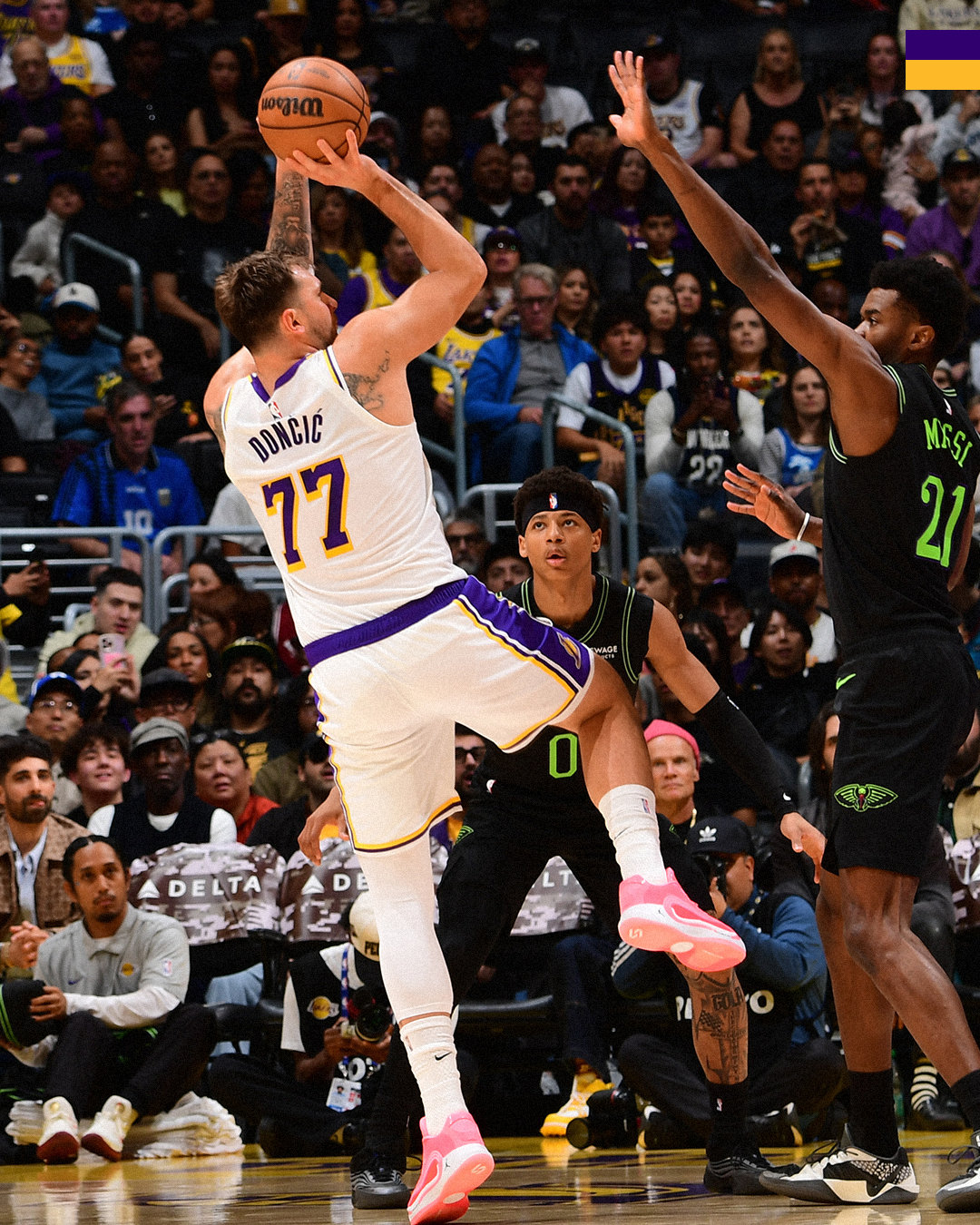 鹈鹕vs湖人 | 第一节🔚湖人4️⃣6️⃣ - 2️⃣7️⃣鹈鹕我们开场便建立