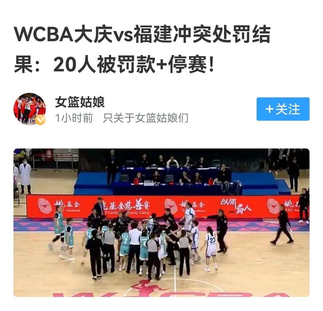 篮协处罚毫不手软，20人因一场球被罚，真的是闻所未闻，破了记录


北京女篮刘晶