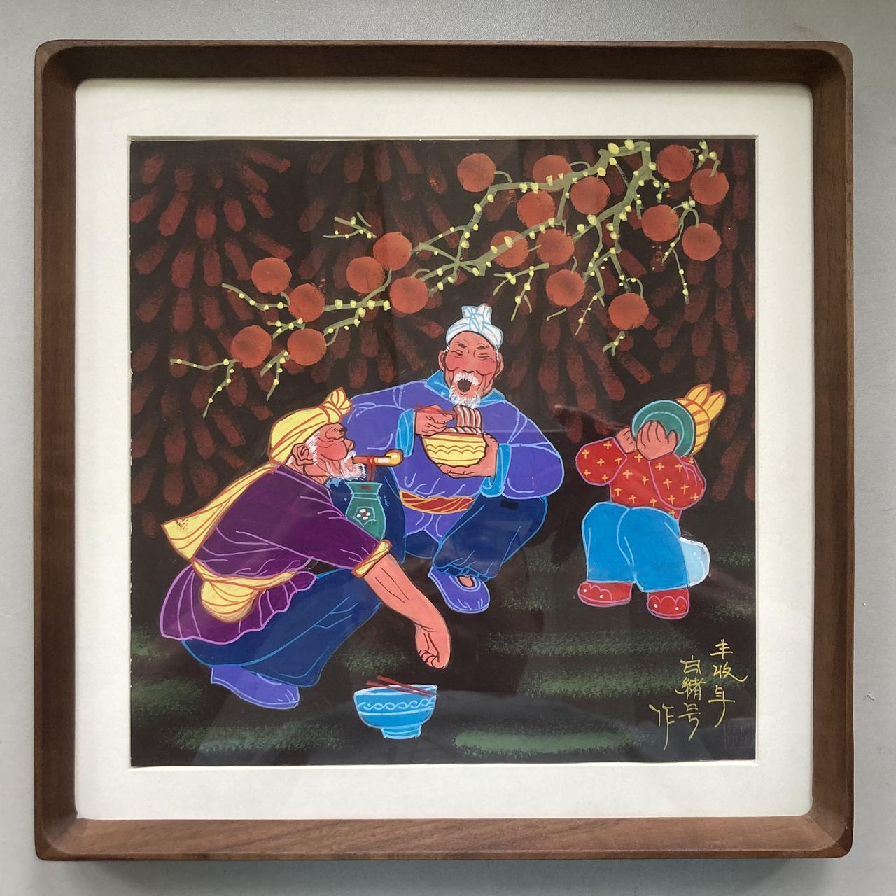 白绪号，1949年出生。 陕西省户县光明乡农民。 自幼喜爱绘画和剪纸，从70年代