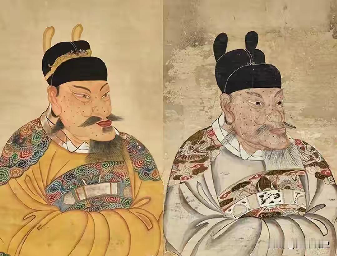 开国皇帝朱元璋配了个鞋拔子脸，
败家女人慈禧太后得了个貌美端庄画像。
依我看，洪