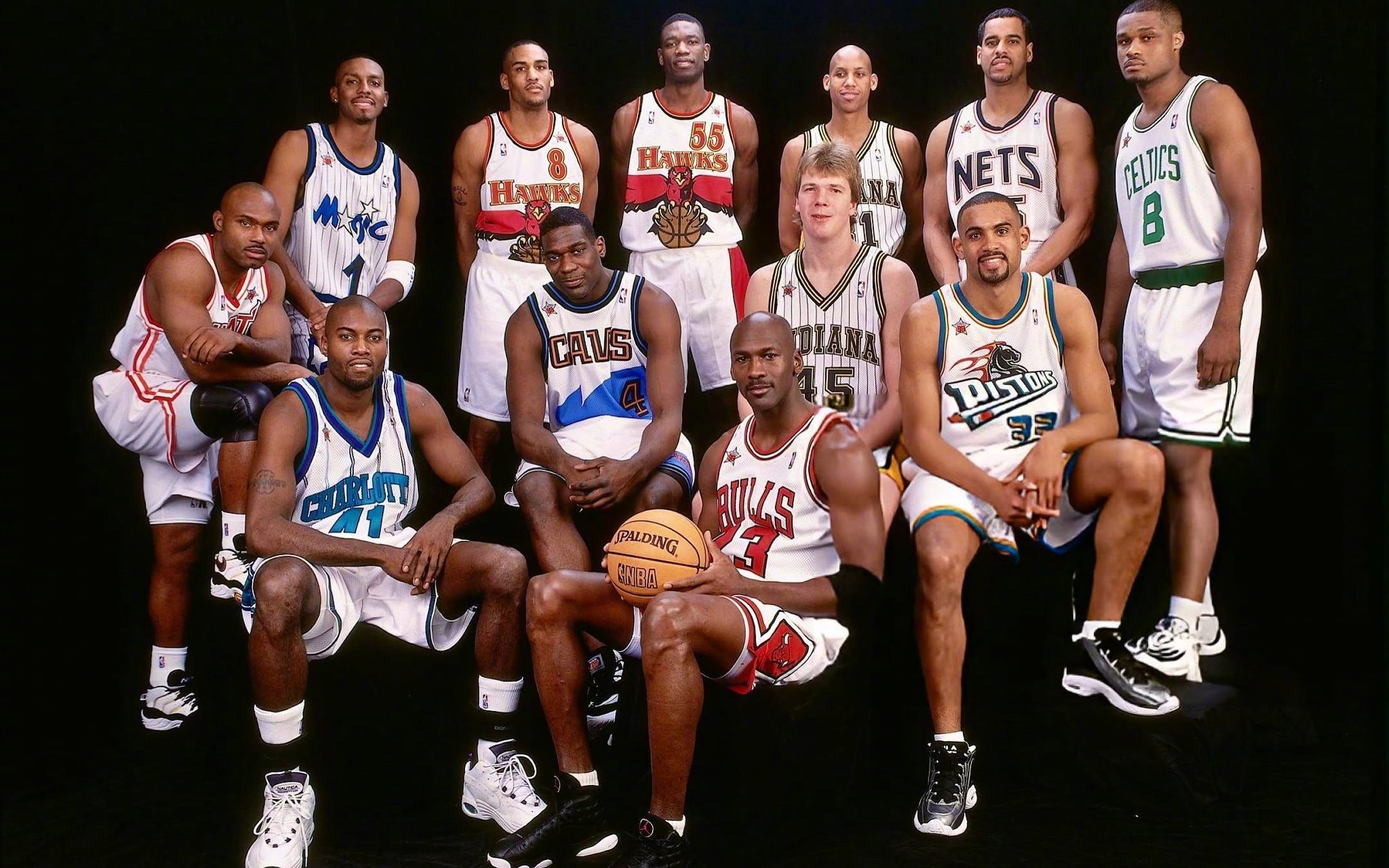 1998年的NBA全明星阵容，有可以认出全部球员的吗？ 