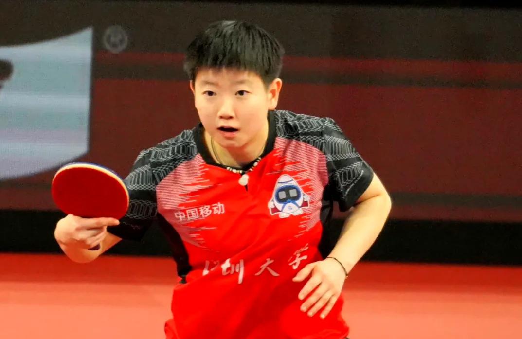 孙颖莎得两分助力深圳大学3-1战胜华东理工晋级女团决赛，将与山东鲁能争冠！
#2