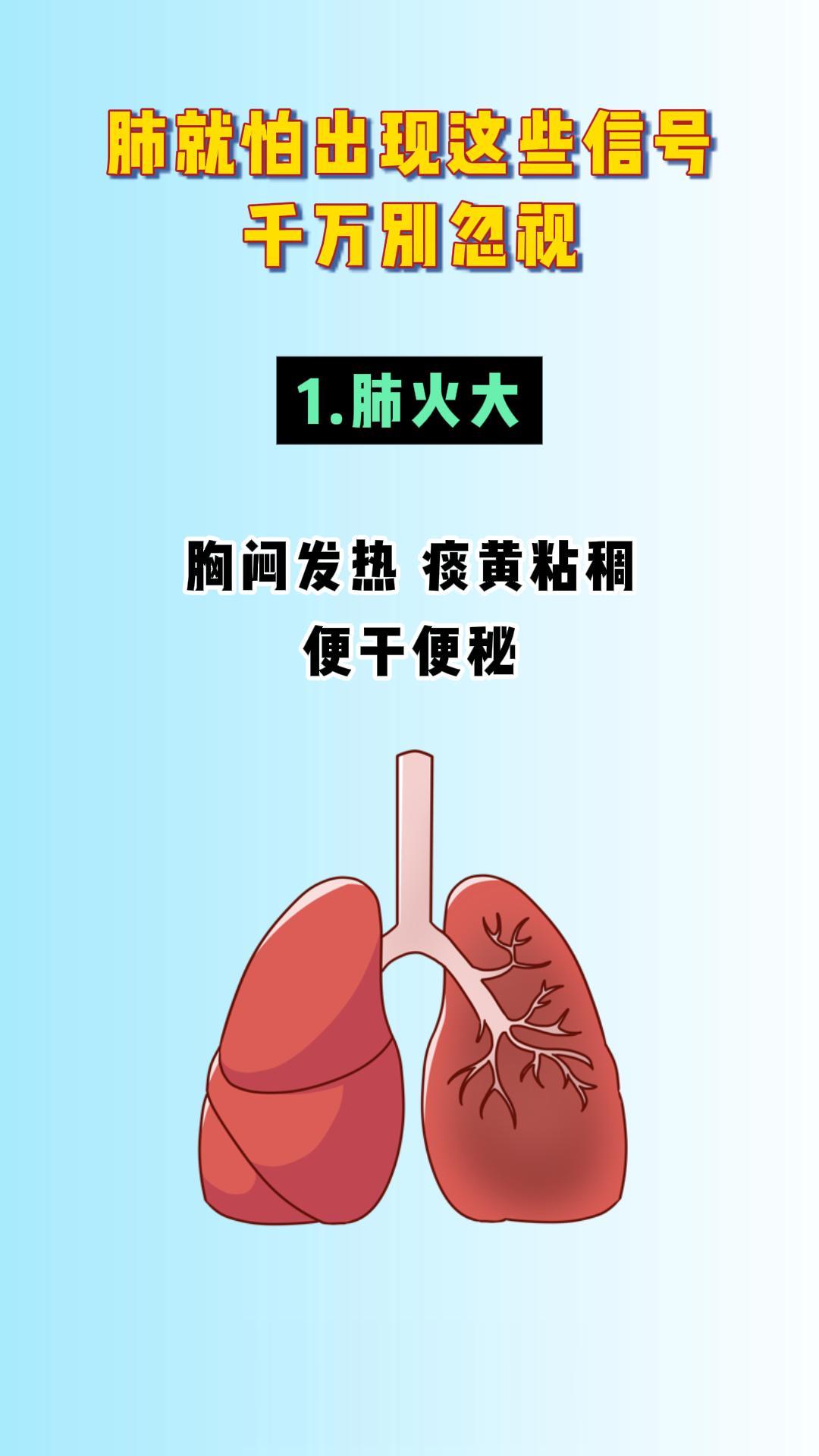 肺就怕出现这些信号。