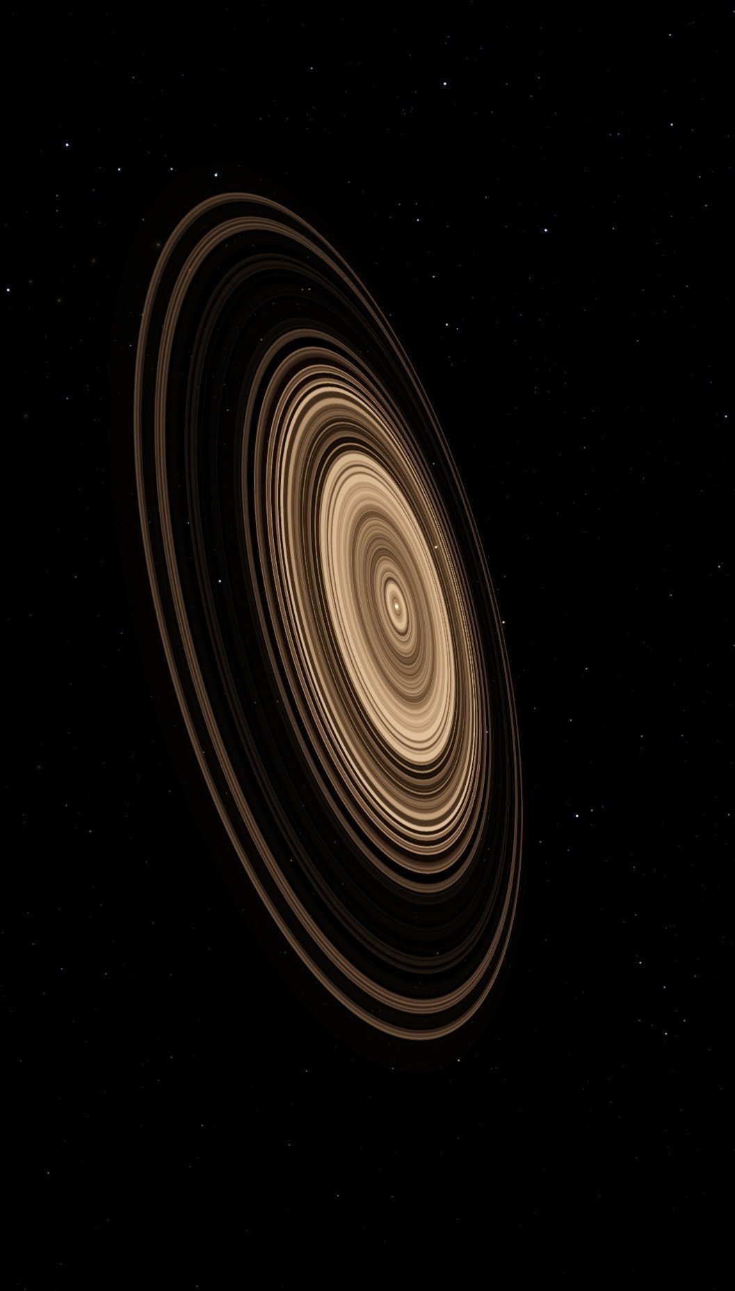 这颗行星的光环比土星大 200 倍 ​​​