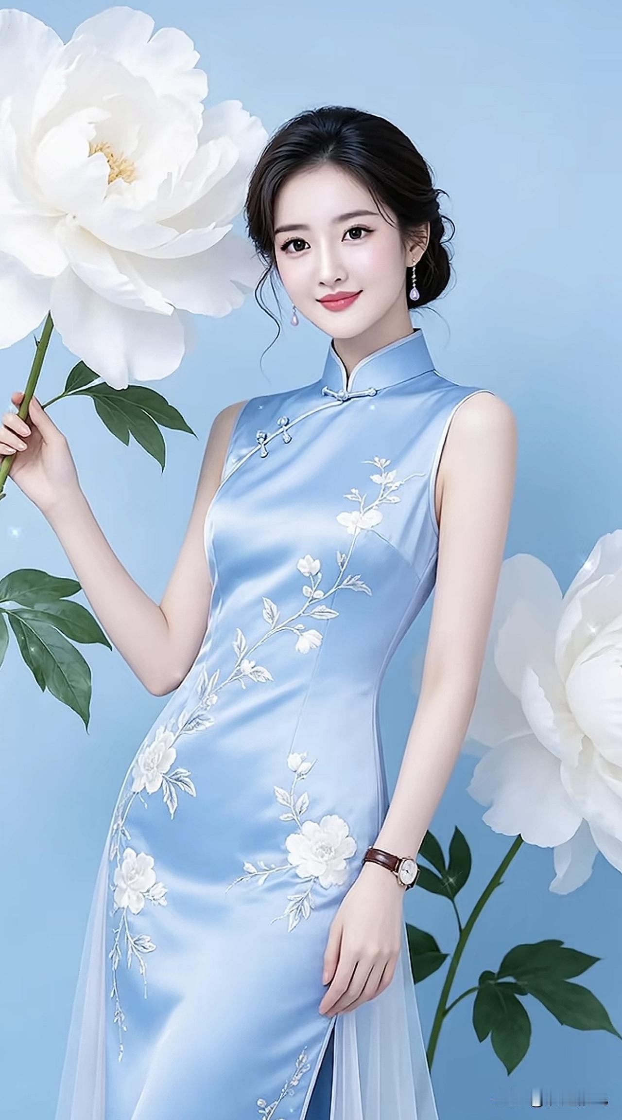 优雅旗袍，绽放东方韵味减龄中式旗袍 东方佳人旗袍秀 旗袍秀美丽 东方佳人旗袍秀 