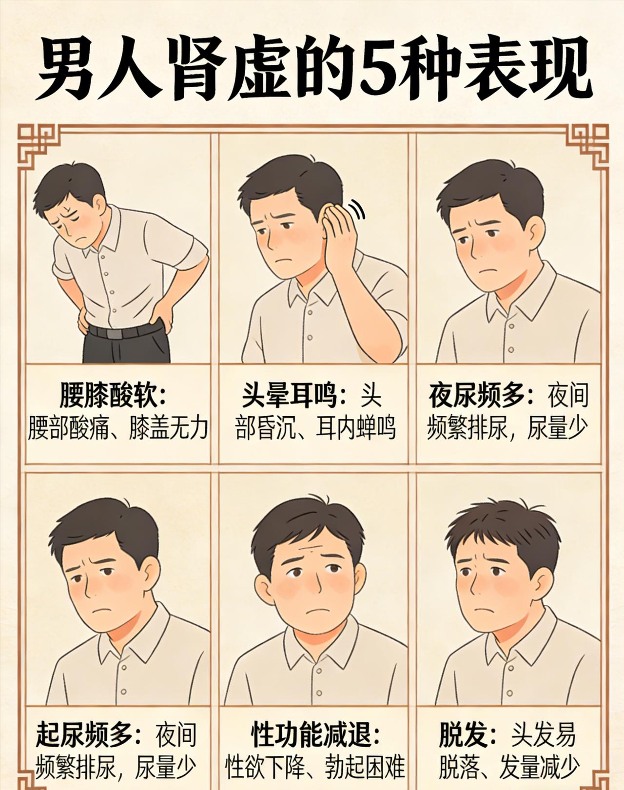 男士必看：肾虚的 5 个典型信号，看看你中了几个