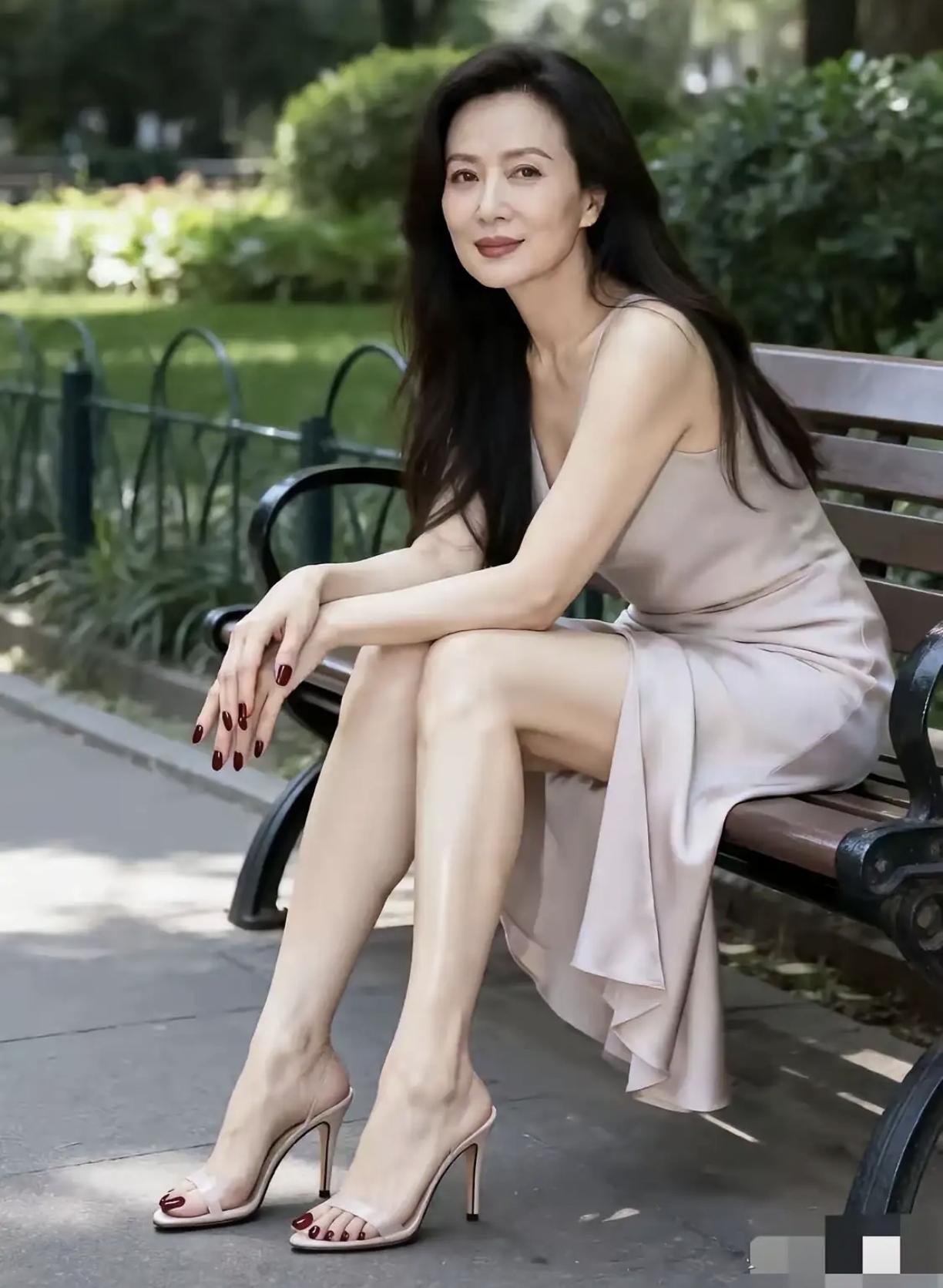 褪去少女的青涩张扬，这份历经岁月沉淀的温婉优雅格外动人。不必刻意张扬，一抬眼、一