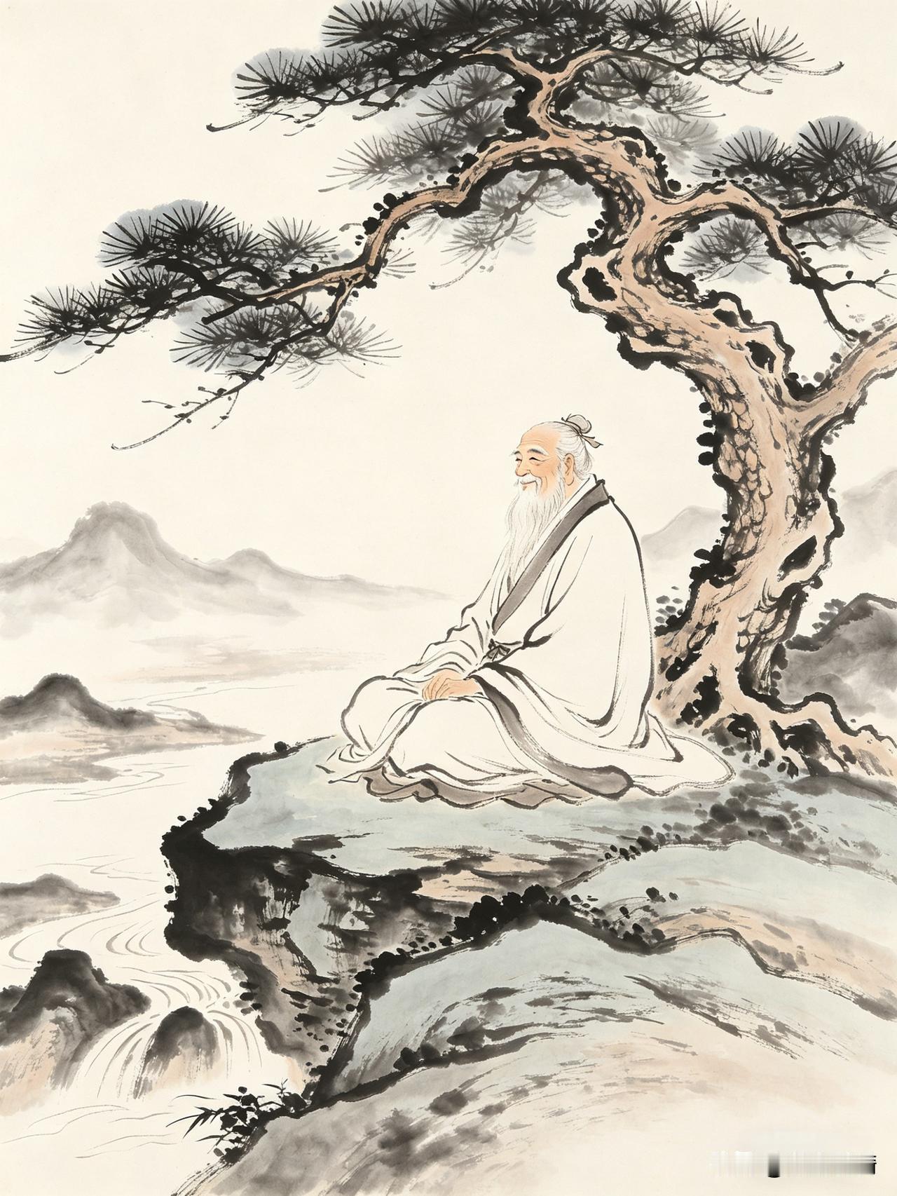 《观心：风动幡动，仁者心动；觉性：花开花落，寂感俱空；归真：镜明影现，不将不迎》
