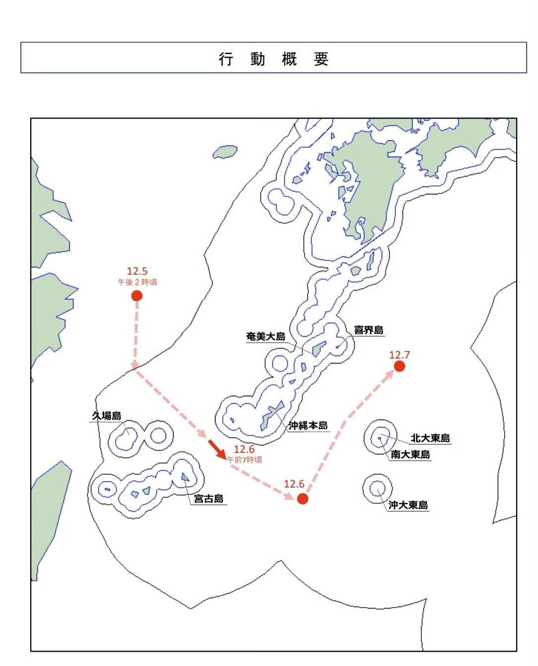 据日本防卫省的消息，辽宁舰航母编队在通过宫古海峡之后继续往东北方向航行，还表示辽