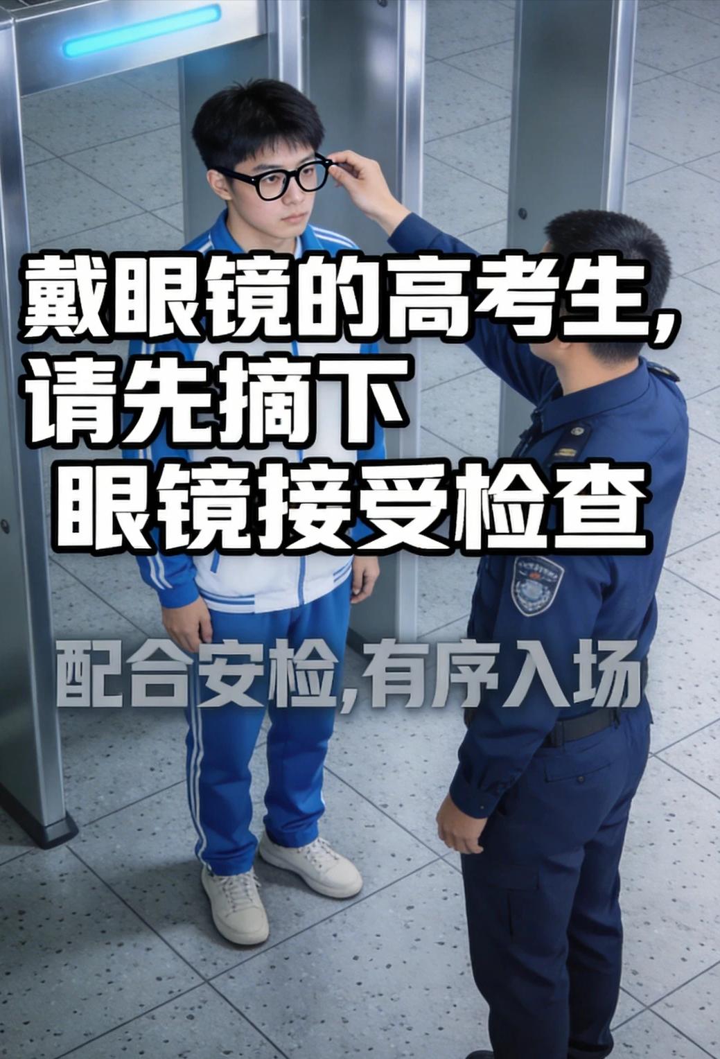 高考临近，安检新规来了！今年全国多个省份升级考场安检，智能眼镜成严查重点。广东要
