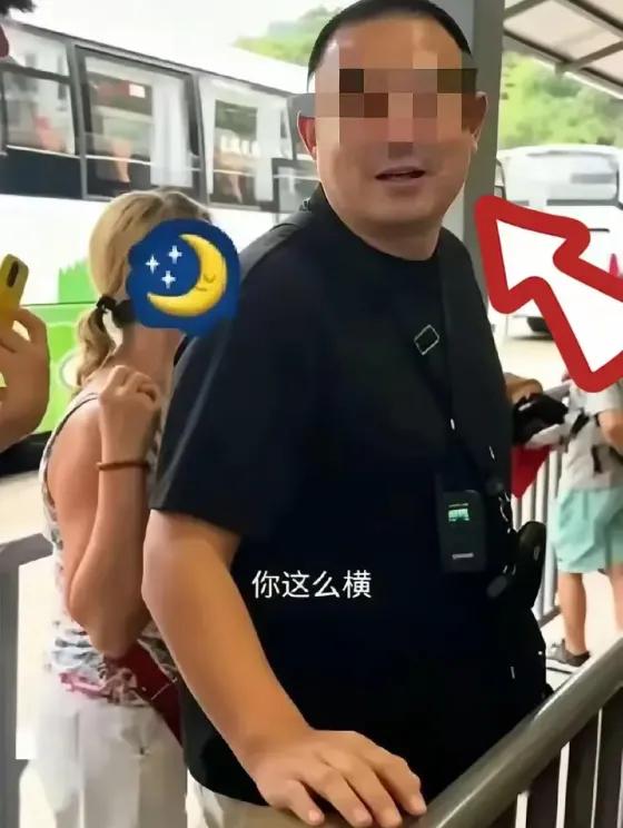 看完原视频我原地上头，不是气导游那张嘴，是气那几百号排队的人。

37℃的慕田峪
