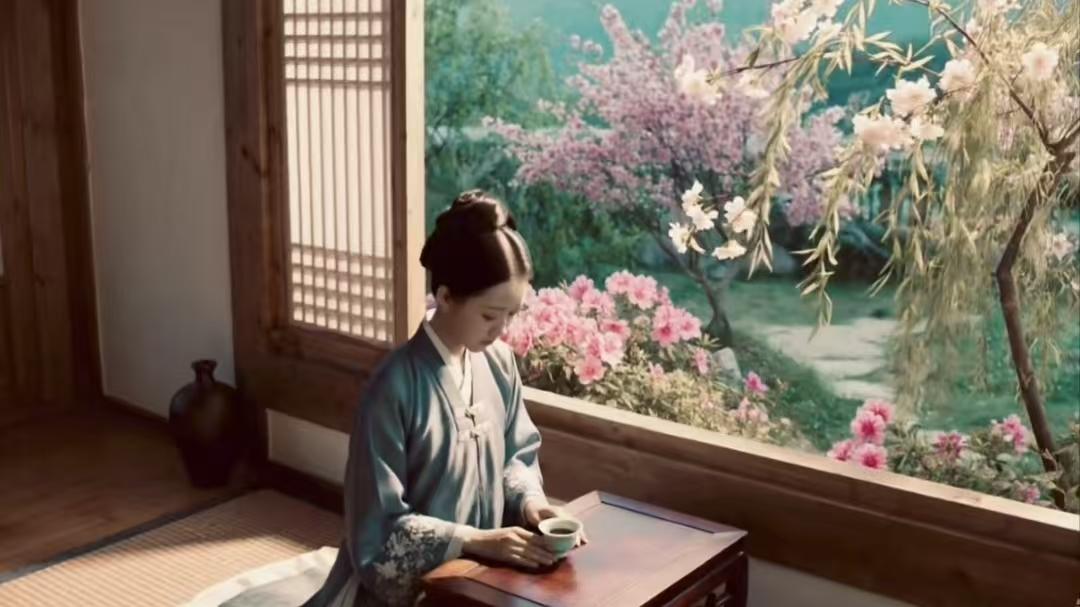 天净沙·病中吟
寒风透骨侵纱，
残咳难愈年华。
窗外春光如画。
愁人独卧，
清愁