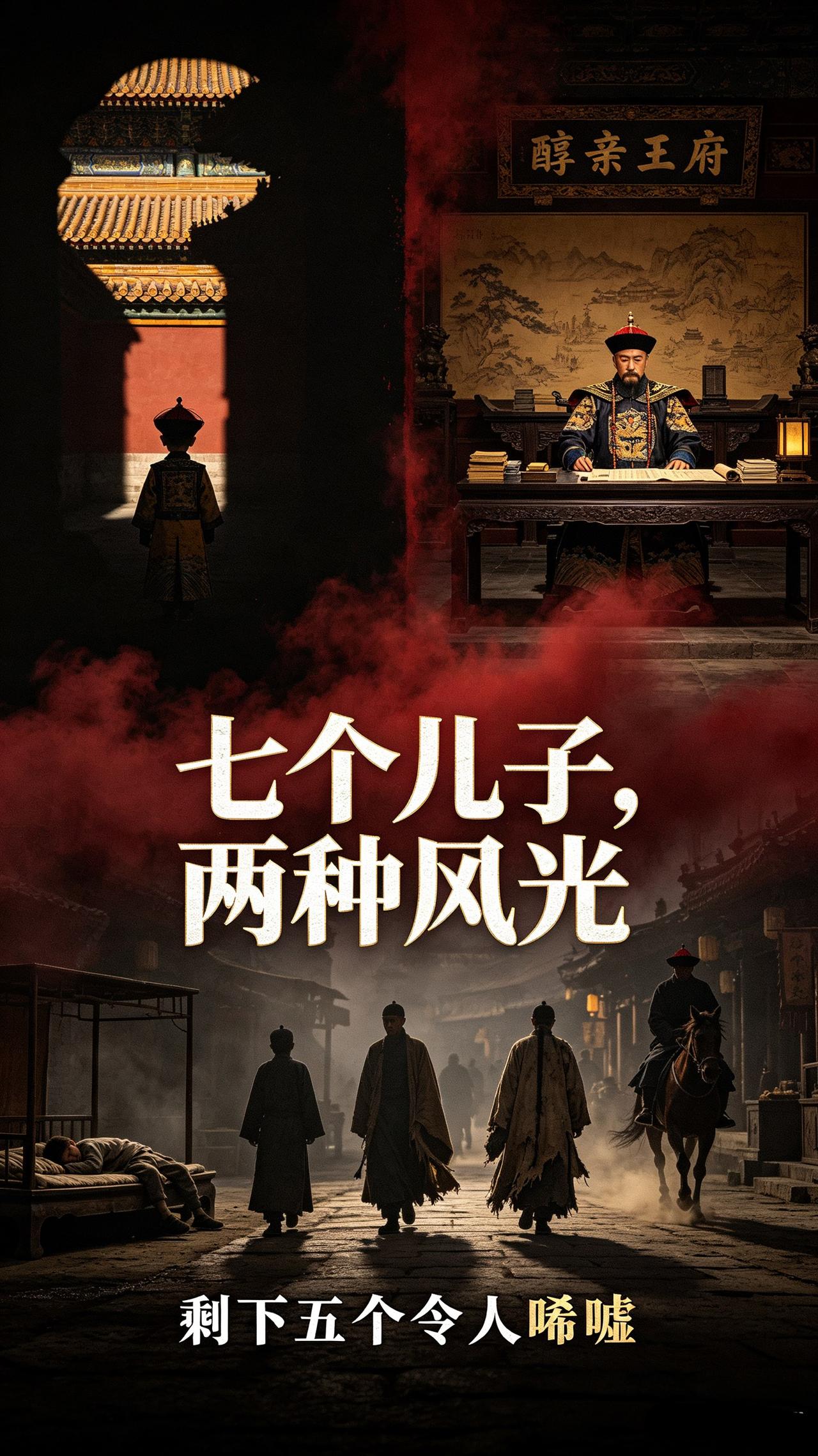 醇亲王奕譞七个儿子：次子载湉当了皇帝，剩下6人，结局个个令人唏嘘

1891年的