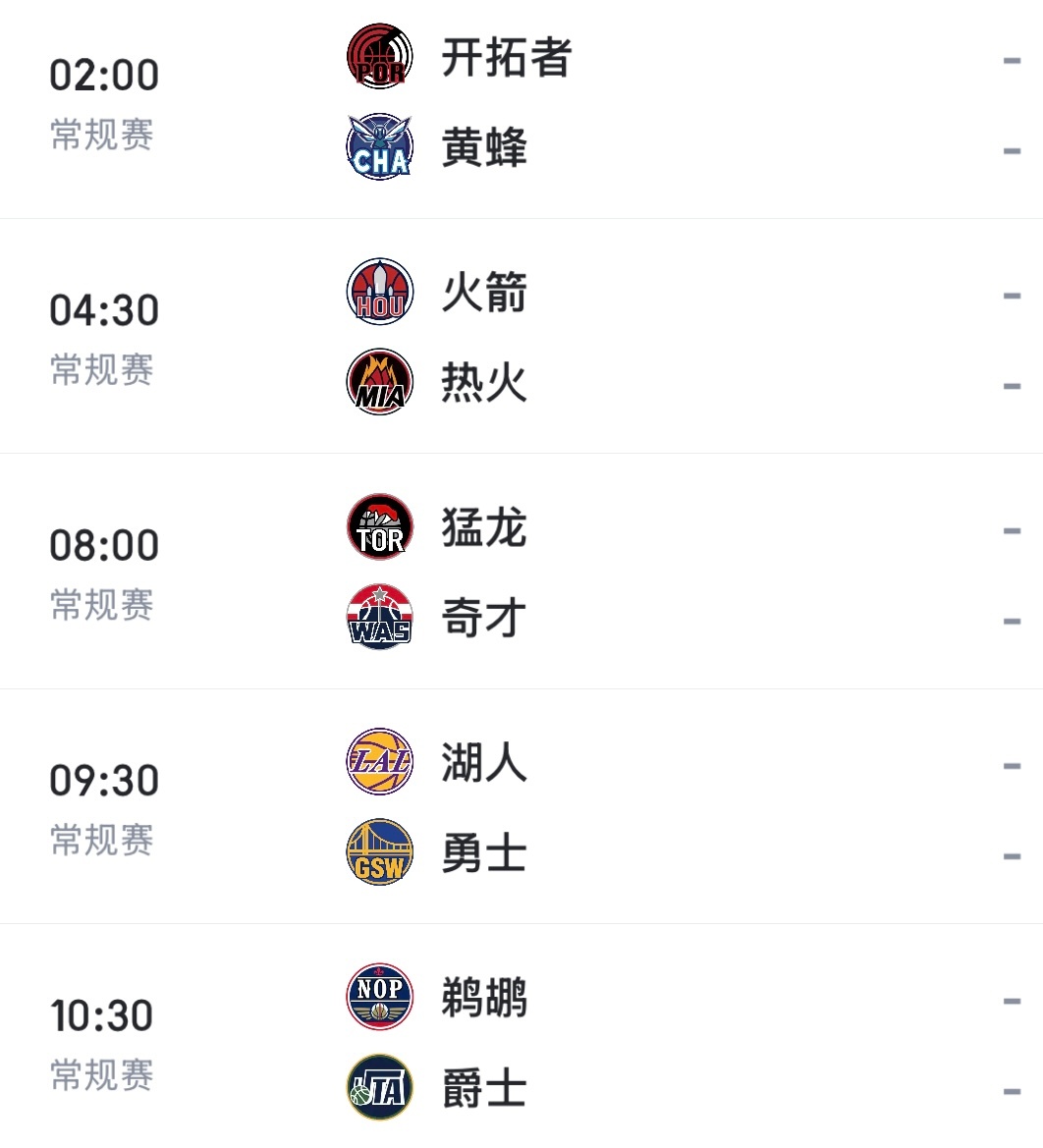 今日NBA点这里可以看：网页链接（复制到浏览器打开）湖人vs勇士 湖勇大战