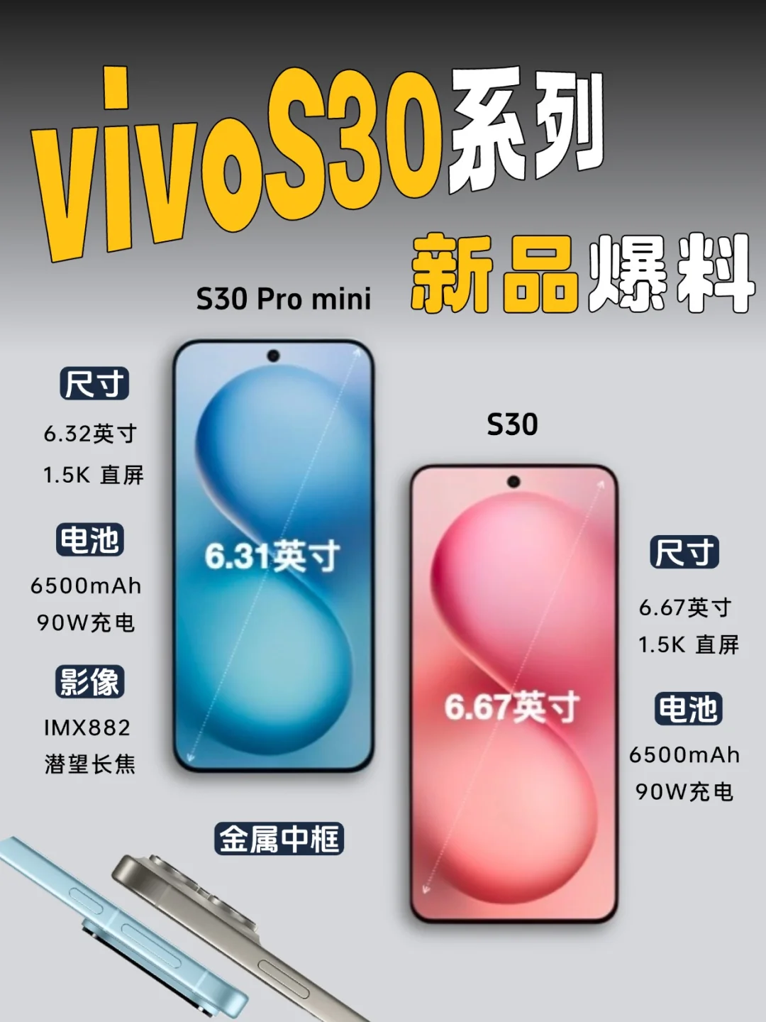 新品爆料❗️ vivo S30系列你怎么看❓