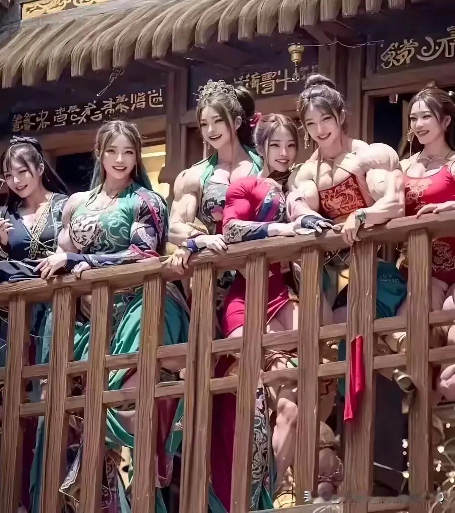 难以置信一一
这些人，难置信！女人面，男人身！、秀肌肉，功夫深！爆发力，太凶狠！